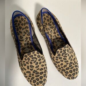 Rothy's Retired Leopard Cheetah Print Ballet Flats Womens Size 8